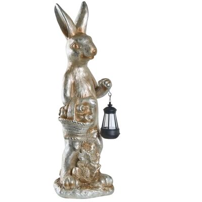 BELIANI Statuetta Decorativa Da Giardino Elemento D'Arredo Coniglio In Mgo Per Interni Ed Esterni Tema Pasquale Decorazione Artigianale Oro Otterup BELIANI Statuetta Decorativa Da Giardino Elemento D'Arredo Coniglio In Mgo Per Interni Ed Esterni Tema Pasquale Decorazione Artigianale Oro Otterup