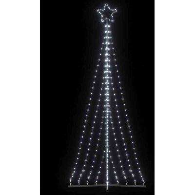 VIDAXL Albero Di Natale A Led 447 Led Bianco Freddo 250 Cm VIDAXL Albero Di Natale A Led 447 Led Bianco Freddo 250 Cm
