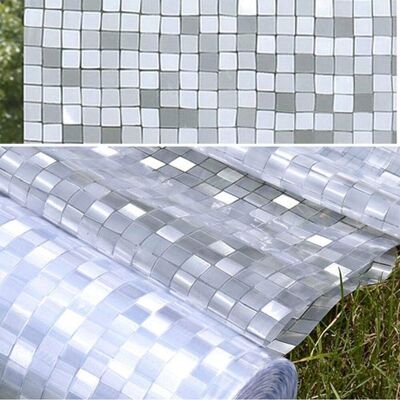 STICKERSLAB - Pellicola Privacy Effetto Mosaico Per Finestre Vetri Autoadesive Anti-uv Controllo Calore Misura - 90cm X 150cm STICKERSLAB - Pellicola Privacy Effetto Mosaico Per Finestre Vetri Autoadesive Anti-uv Controllo Calore Misura - 90cm X 150cm