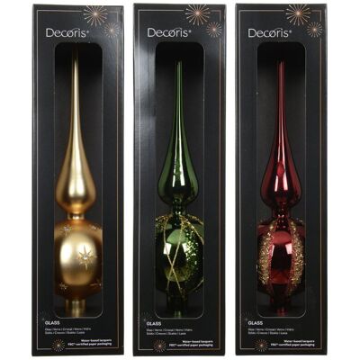 Kaemingk Puntale In Vetro Lucido Glitter D 8 Cm Colori Modello Assortito Peraga Christmas Kaemingk Puntale In Vetro Lucido Glitter D 8 Cm Colori Modello Assortito Peraga Christmas