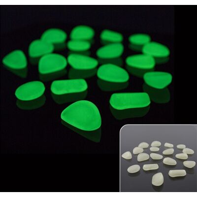 STICKERSLAB Sassolini Luminosi In Resina Fotoluminescenti Colore Verde 50/100 Pezzi Numero Pezzi - 100 Sassolini STICKERSLAB Sassolini Luminosi In Resina Fotoluminescenti Colore Verde 50/100 Pezzi Numero Pezzi - 100 Sassolini