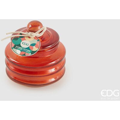 EDG Enzo De Gasperi Candela Circle Con Profumo H 7,5 Cm D 7,5 Cm Bomboniera Vetro Nordic Vetiver EDG Enzo De Gasperi Candela Circle Con Profumo H 7,5 Cm D 7,5 Cm Bomboniera Vetro Nordic Vetiver
