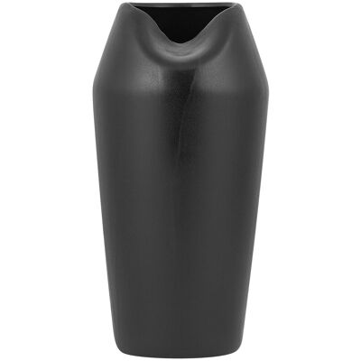 Vaso Beliani in pietra nera APAMEA - Decorativo, 33cm Vaso Beliani in pietra nera APAMEA - Decorativo, 33cm