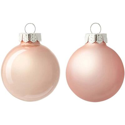 Kaemingk - Box Sfere Vetro Rosa 3.5 Cm Cod. 010341 Kaemingk - Box Sfere Vetro Rosa 3.5 Cm Cod. 010341