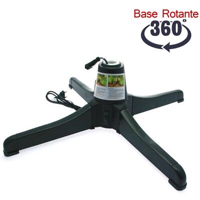 BAKAJI Base rotante elettrica per albero di Natale BAKAJI Base rotante elettrica per albero di Natale