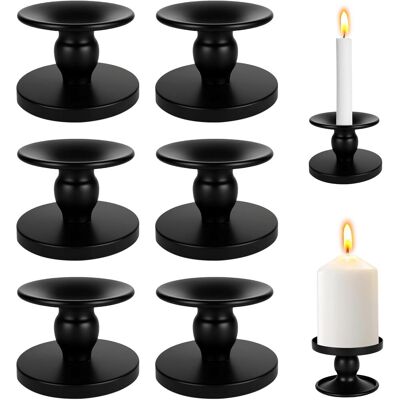 Neptune Set Di 6 Portacandele In Metallo Nero - Portacandele In Metallo Bifacciali Per Candele A Colonna E Candele A Stilo - Candele A Colonna Vintage - Decorazione Per Matrimoni - Decorazione Per La Tavola D Neptune Set Di 6 Portacandele In Metallo Nero - Portacandele In Metallo Bifacciali Per Candele A Colonna E Candele A Stilo - Candele A Colonna Vintage - Decorazione Per Matrimoni - Decorazione Per La Tavola D