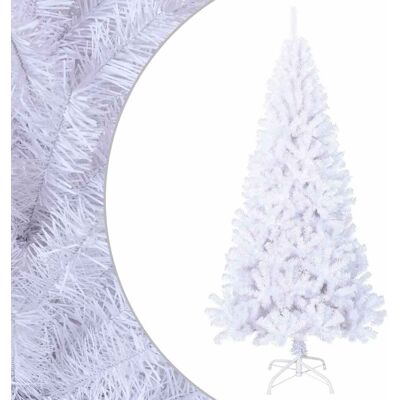 Albero di Natale artificiale bianco con rami spessi - 180cm vidaXL Albero di Natale artificiale bianco con rami spessi - 180cm vidaXL