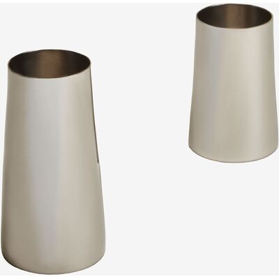 SKLUM Set Di 2 Vasi In Acciaio Inox Padulin SKLUM Set Di 2 Vasi In Acciaio Inox Padulin