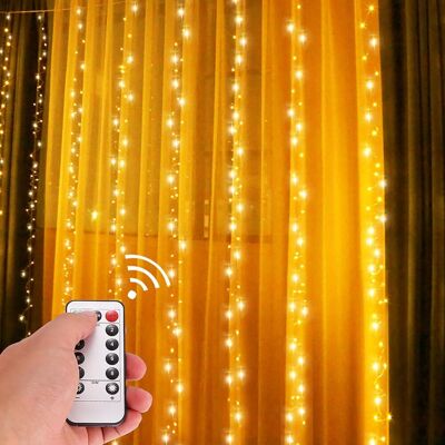 Neptune Tenda Luminosa A Led Da 3 X 3 M, 300 Luci A Led, Impermeabili Per Interni/esterni, Luci A Stringa Usb Per Feste, Giardini, Natale, Halloween, Decorazioni Luminose (bianco Caldo) Neptune Tenda Luminosa A Led Da 3 X 3 M, 300 Luci A Led, Impermeabili Per Interni/esterni, Luci A Stringa Usb Per Feste, Giardini, Natale, Halloween, Decorazioni Luminose (bianco Caldo)