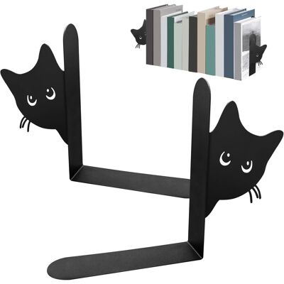 OEM Fermalibri In Metallo, Set Da 2 Fermalibri Decorativi A Forma Di Gatto, Robusti Supporti Per Libri Da Scrivania E Libreria, Neri OEM Fermalibri In Metallo, Set Da 2 Fermalibri Decorativi A Forma Di Gatto, Robusti Supporti Per Libri Da Scrivania E Libreria, Neri