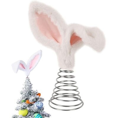 AULEDIO Topper Albero Pasqua – Coniglio & Accessori Decorazione Festiva AULEDIO Topper Albero Pasqua – Coniglio & Accessori Decorazione Festiva
