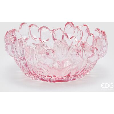 EDG Enzo De Gasperi Vaso Tulipano H 12 Cm D 30 Cm Vetro Scatola Bianca Pink EDG Enzo De Gasperi Vaso Tulipano H 12 Cm D 30 Cm Vetro Scatola Bianca Pink