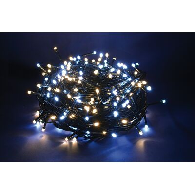 BAKAJI Luci Di Natale Led A Luce Calda Fredda Bianca Da Esterno Interno Addobbi Albero - Temperatura Di Colore: Luce Bianca/calda - Numero Led: 500 BAKAJI Luci Di Natale Led A Luce Calda Fredda Bianca Da Esterno Interno Addobbi Albero - Temperatura Di Colore: Luce Bianca/calda - Numero Led: 500