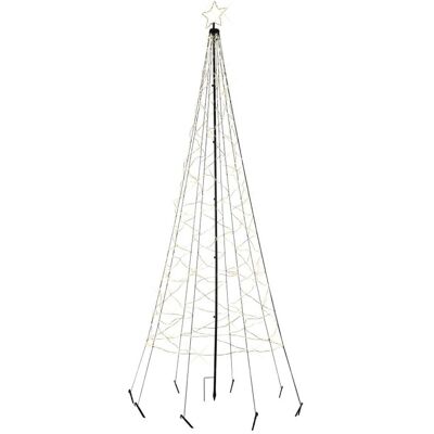 LUMINEO Albero Conico Con Microled D.160x320cm Per Uso Esterno LUMINEO Albero Conico Con Microled D.160x320cm Per Uso Esterno