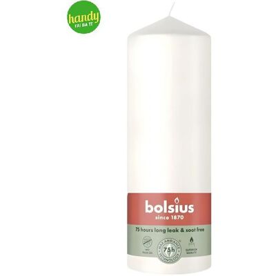 BOLSIUS Candela Pillar 200/68 C.white BOLSIUS Candela Pillar 200/68 C.white