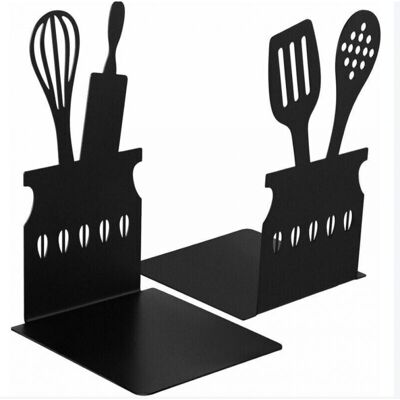 OEM Fermalibri Da Cucina Neri A Forma Di Cucchiaio, Fermalibri Decorativi In metallo Per Libri Di Cucina Con Tappetino Antiscivolo, Fermalibri In Metallo Per Libri Di Cucina OEM Fermalibri Da Cucina Neri A Forma Di Cucchiaio, Fermalibri Decorativi In metallo Per Libri Di Cucina Con Tappetino Antiscivolo, Fermalibri In Metallo Per Libri Di Cucina