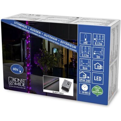 Konstsmide Led (monocolore) Catenella Luminosa 24 V Catena Luminosa Bianco Freddo Konstsmide Led (monocolore) Catenella Luminosa 24 V Catena Luminosa Bianco Freddo