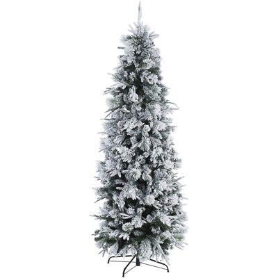 Albero di Natale Dresda Slim - Effetto neve realistico Albero di Natale Dresda Slim - Effetto neve realistico