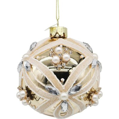 BIZZOTTO Sfera Decorativa Extravagance In Vetro Oro Ø8 Cm BIZZOTTO Sfera Decorativa Extravagance In Vetro Oro Ø8 Cm