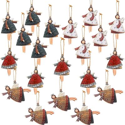 Neptune 20 Pendenti A Forma Di Angelo Di Natale, Pendenti A Forma Di Angelo, Decorazioni In Legno Per L'Albero Di Natale, Decorazioni Da Appendere Alle Finestre, Giocattoli Da Appendere Per Le Feste, La Casa Neptune 20 Pendenti A Forma Di Angelo Di Natale, Pendenti A Forma Di Angelo, Decorazioni In Legno Per L'Albero Di Natale, Decorazioni Da Appendere Alle Finestre, Giocattoli Da Appendere Per Le Feste, La Casa