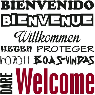 OEM Stickers M Words Up Welcom - Decoro Crearreda. OEM Stickers M Words Up Welcom - Decoro Crearreda.