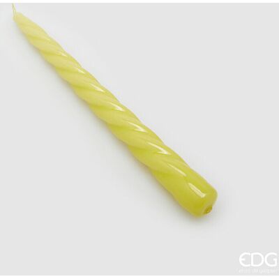 EDG Enzo De Gasperi Candela Stelo Twist H 23 Cm D 22 Mm Cf 10 Pz Verde Chiaro EDG Enzo De Gasperi Candela Stelo Twist H 23 Cm D 22 Mm Cf 10 Pz Verde Chiaro