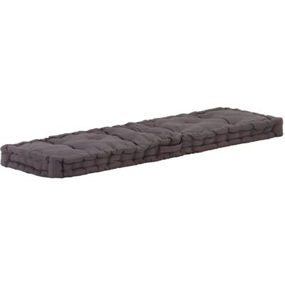 Cuscino per Pallet Nnevl - Cotone - 120x40x7 cm - Antracite Cuscino per Pallet Nnevl - Cotone - 120x40x7 cm - Antracite