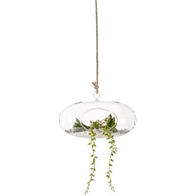 BIZZOTTO Vaso In Vetro Bubble Ovale Con Decorazione BIZZOTTO Vaso In Vetro Bubble Ovale Con Decorazione