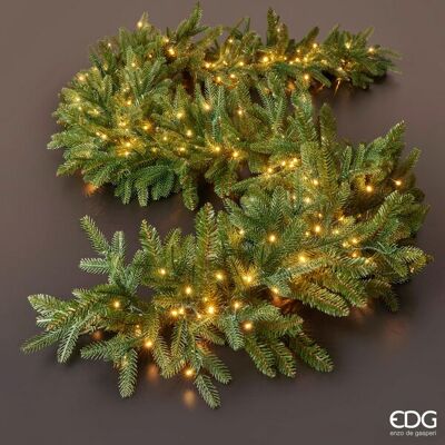 EDG Enzo De Gasperi Festone Natale Pino Luxury 270 Led Verde EDG Enzo De Gasperi Festone Natale Pino Luxury 270 Led Verde