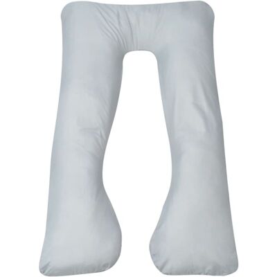 vidaXL Cuscino gravidanza - 90x145 cm - Grigio vidaXL Cuscino gravidanza - 90x145 cm - Grigio
