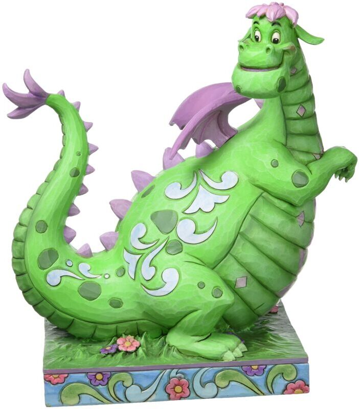 ENESCO Disney Tradition By Jim Shore Elliott Il Drago Invisibile Il Migliore Amico, Pvc, Multicolore, 16x18x24 cm -