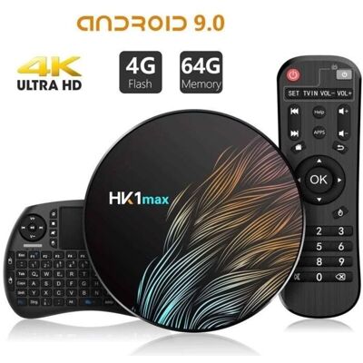 LIIYIELA Hk1max Smart Tv Box Android 9.0 4go + 64go 2.4g-5g Wifi Bt4,0 Rk3318 Quad Core 4k Hk1 Max Decoder Netflix Media Player LIIYIELA Hk1max Smart Tv Box Android 9.0 4go + 64go 2.4g-5g Wifi Bt4,0 Rk3318 Quad Core 4k Hk1 Max Decoder Netflix Media Player