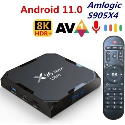 LIIYIELA Tv Box Android 11 X96 Max Plus Ultra - 8k - 4gb Ram - 64gb Di Memoria LIIYIELA Tv Box Android 11 X96 Max Plus Ultra - 8k - 4gb Ram - 64gb Di Memoria