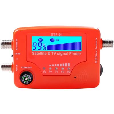 OEM Tv Satellite Finder Misuratore Di Segnale Satellitare Professionale Ad Alta Sensibilità Con Bussola Per Misuratore Di Potenza Del Segnale Satellitare Tv OEM Tv Satellite Finder Misuratore Di Segnale Satellitare Professionale Ad Alta Sensibilità Con Bussola Per Misuratore Di Potenza Del Segnale Satellitare Tv