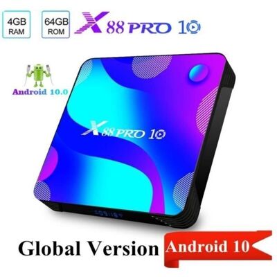 LIIYIELA X88 Pro 10 Smart Tv Box Android 10 -4gb+64gb-rk3318 Usb3.0 Google Play Store Netflix LIIYIELA X88 Pro 10 Smart Tv Box Android 10 -4gb+64gb-rk3318 Usb3.0 Google Play Store Netflix