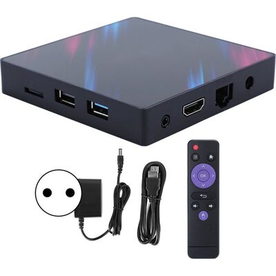 FLAMMKRAFT Tv Box Android 9.0 (4+32gb) Wi-fi Dual Band, Bluetooth - Lettore Di Internet, Con Controllo Vocale 100-240v Ue FLAMMKRAFT Tv Box Android 9.0 (4+32gb) Wi-fi Dual Band, Bluetooth - Lettore Di Internet, Con Controllo Vocale 100-240v Ue