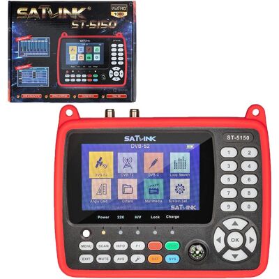 OEM Geevorks St-5150 Satellite Finder St-5150 Dvb-s2/t2/c Combo, Rilevatore Di Segnale Satellitare Tv Finder Meter H.265 Hevc Mpeg-4 Lcd Tft Da 4,3 Pollici, Localizzatore Satellitare OEM Geevorks St-5150 Satellite Finder St-5150 Dvb-s2/t2/c Combo, Rilevatore Di Segnale Satellitare Tv Finder Meter H.265 Hevc Mpeg-4 Lcd Tft Da 4,3 Pollici, Localizzatore Satellitare