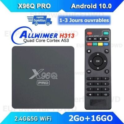 LIIYIELA Android Tv Box X96q Pro Iptv Box Dual Wifi Bt - 2gb+16gb - Allwinner H313 6k, Multimedia Box Con Netflix E Google Store LIIYIELA Android Tv Box X96q Pro Iptv Box Dual Wifi Bt - 2gb+16gb - Allwinner H313 6k, Multimedia Box Con Netflix E Google Store