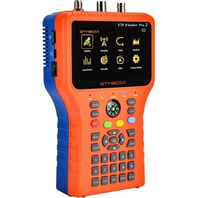 OEM V8 Finder Pro Puntatori Satellitari Finder Meter Localizzatore Di Segnale Satellitare Digitale Per Dvb-s2x/s2/s/t2/t/c Impostazione Dell'antenna Parabolica, Lcd Sat Finder Da 4,3" OEM V8 Finder Pro Puntatori Satellitari Finder Meter Localizzatore Di Segnale Satellitare Digitale Per Dvb-s2x/s2/s/t2/t/c Impostazione Dell'antenna Parabolica, Lcd Sat Finder Da 4,3"