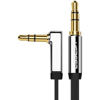 UGREEN Cavo Aux , Angolato, 3,5 Mm, 3 M - Argento UGREEN Cavo Aux , Angolato, 3,5 Mm, 3 M - Argento
