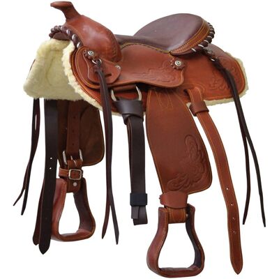 LAKOTA - Pony Western - 8 pollici - Nero - Sella LAKOTA - Pony Western - 8 pollici - Nero - Sella