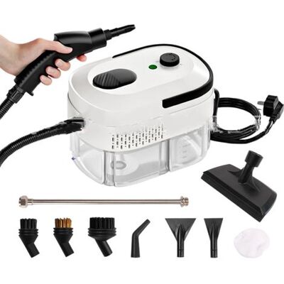 OEM Pulitore A Vapore Portatile Da 2500 W, Riscaldamento In 15 Secondi, Pulitore A Vapore Portatile Per La Pulizia Con 9 Accessori, Pulitore A Vapore Per La Casa, Sporco, Grasso, Fughe, Ecc. OEM Pulitore A Vapore Portatile Da 2500 W, Riscaldamento In 15 Secondi, Pulitore A Vapore Portatile Per La Pulizia Con 9 Accessori, Pulitore A Vapore Per La Casa, Sporco, Grasso, Fughe, Ecc.