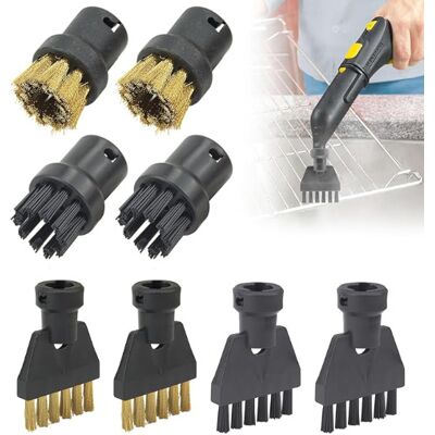 OEM Adatto Per Scope A Vapore Karcher Sc1, Sc2, Sc4 E Sc5: Copertura Abrasiva Per Scopa, Panno In Nylon E Spazzola In Rame – Kit Di Accessori – Stile 1 OEM Adatto Per Scope A Vapore Karcher Sc1, Sc2, Sc4 E Sc5: Copertura Abrasiva Per Scopa, Panno In Nylon E Spazzola In Rame – Kit Di Accessori – Stile 1