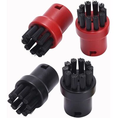 OEM Set Di Spazzole Manuali Con Setole, Spazzole Rotonde Di Ricambio Per La Pulizia Degli Accessori Della Pulitrice A Vapore Karcher Sc1 Sc2 Sc3 Sc4 Sc5 (rosso + Nero) OEM Set Di Spazzole Manuali Con Setole, Spazzole Rotonde Di Ricambio Per La Pulizia Degli Accessori Della Pulitrice A Vapore Karcher Sc1 Sc2 Sc3 Sc4 Sc5 (rosso + Nero)