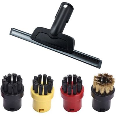 OEM Kit Di Accessori Applicabile Per Pulitori A Vapore Karcher, Kit Di Accessori Per La Pulizia Dei Vetri, Strisce Raschianti Per Vetri, Spazzole Rotonde, Compatibile Con La Serie Easy Fix Sc1 Sc2 Sc3 Sc4 OEM Kit Di Accessori Applicabile Per Pulitori A Vapore Karcher, Kit Di Accessori Per La Pulizia Dei Vetri, Strisce Raschianti Per Vetri, Spazzole Rotonde, Compatibile Con La Serie Easy Fix Sc1 Sc2 Sc3 Sc4