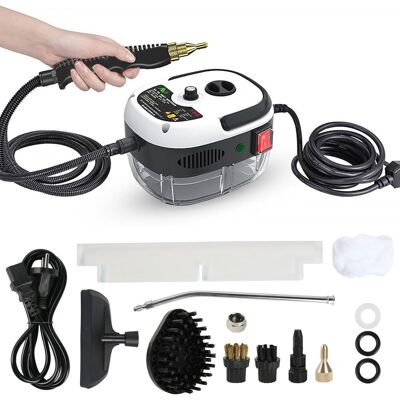 OEM Pulitore A Vapore Portatile Ad Alta Pressione, 2500 W, Con Testina A Spazzola, Adatto Per Cucine, Bagni E Auto (bianco). OEM Pulitore A Vapore Portatile Ad Alta Pressione, 2500 W, Con Testina A Spazzola, Adatto Per Cucine, Bagni E Auto (bianco).