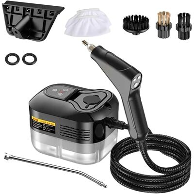 OEM Pulitore A Vapore Per Casa E Auto – Pulitore A Vapore Portatile Da 2500 W Con Funzione Di Pressione Riscaldamento Rapido: 15 Secondi 6 Livelli Di Vapore Serbatoio Dell'acqua Da 1,2 Litri – Pulizia OEM Pulitore A Vapore Per Casa E Auto – Pulitore A Vapore Portatile Da 2500 W Con Funzione Di Pressione Riscaldamento Rapido: 15 Secondi 6 Livelli Di Vapore Serbatoio Dell'acqua Da 1,2 Litri – Pulizia