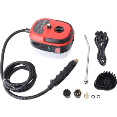 OEM Pulitore A Vapore Portatile Da 2500 W, Macchina Per La Pulizia Ad Alta Pressione E Temperatura Con Testine A Spazzola Per Mobili Da Cucina, Bagno, Auto, Spina Ue Rossa Da 220 V OEM Pulitore A Vapore Portatile Da 2500 W, Macchina Per La Pulizia Ad Alta Pressione E Temperatura Con Testine A Spazzola Per Mobili Da Cucina, Bagno, Auto, Spina Ue Rossa Da 220 V