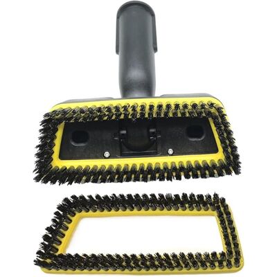 OEM Spazzola A Vapore Di Ricambio Sc1-5 - Testina Rimovibile Con Setole In Nylon Nere/trasparenti - Confezione Doppia Con Testina Di Ricambio - Area Di Pulizia 15x6 Cm OEM Spazzola A Vapore Di Ricambio Sc1-5 - Testina Rimovibile Con Setole In Nylon Nere/trasparenti - Confezione Doppia Con Testina Di Ricambio - Area Di Pulizia 15x6 Cm