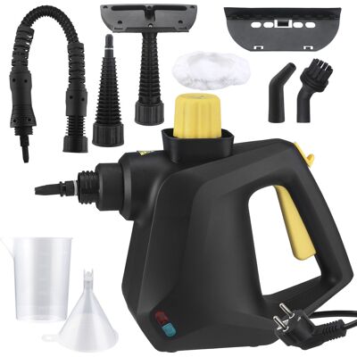 OEM Pulitore A Vapore Multifunzione Da 1000 W Ad Alta Temperatura, Adatto Per Sgrassare La Cucina E Pulire L'Auto, Colore Nero. OEM Pulitore A Vapore Multifunzione Da 1000 W Ad Alta Temperatura, Adatto Per Sgrassare La Cucina E Pulire L'Auto, Colore Nero.